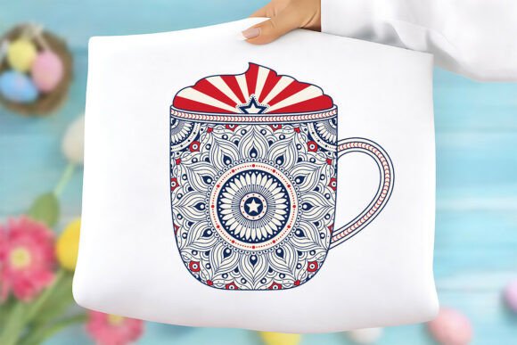 Patriotic Coffee Mug Free PNG: Graphics & Freebies