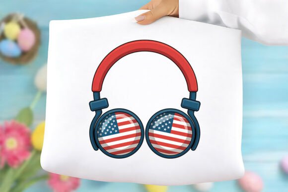 Patriotic Headphones PNG: Graphics & Freebies Review