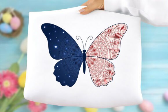 Patriotic Insect Design: Graphics for Freebies