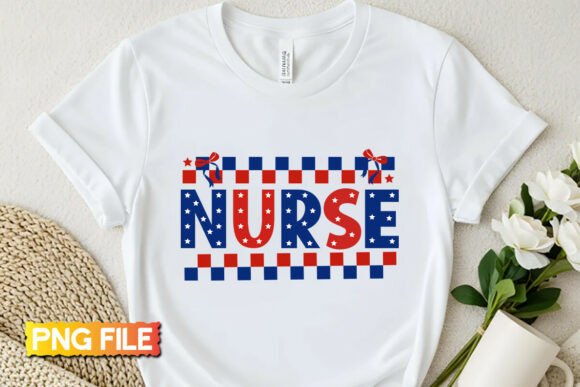 Patriotic Nurse PNG: 4th of July Graphics & Freebies