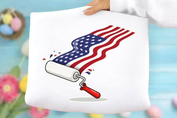 Patriotic Paint Roller Png: Freebies & Graphics