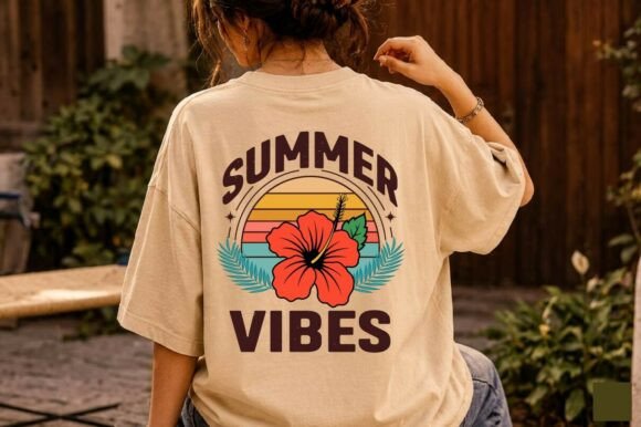 Summer Vibes SVG: Tropical Graphics for Freebies