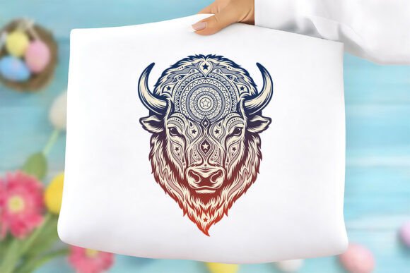 Tribal Buffalo Mandala: Premium Graphics Freebies
